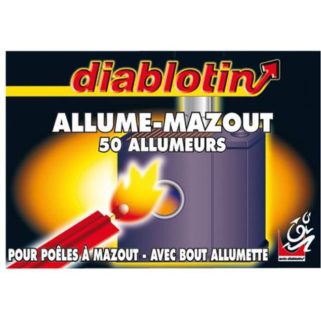 50 accendini a olio con testa di fiammifero - ALUM3 - Diablotin