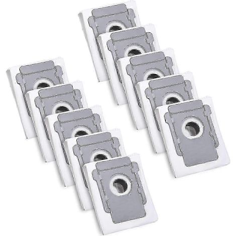10 sacs pour aspirateur iRobot Roomba I7 I7+ I3 I3+ I4 I4+ I6 I6+ J7 J7+ I8 I8+ S9 S9+ E5 E6 E7 Clean Base, accessoire szrh as (1/5)