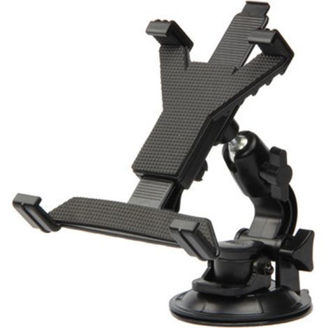 Support Pour Tablette Voiture - Ventilation Air Vent - Fixation Par Ventouse Renforcée - Compatible 7 À 10,5 Pouces - Réglable 360° - 1 Pièce (1/5)