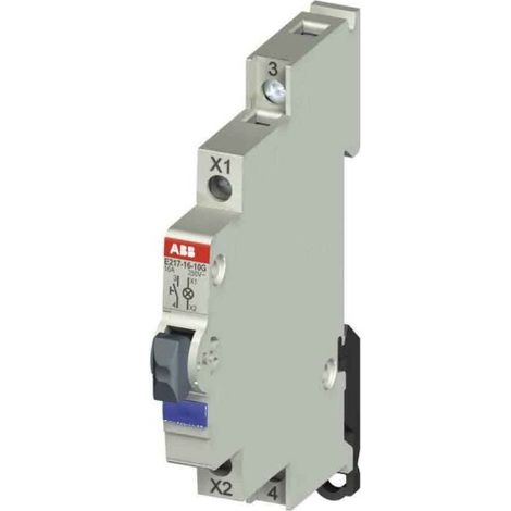 Bouton Poussoir lumineux 1F Rouge 115-250V AC E217-16-10C 2CCA703161R0001 ABB 703161