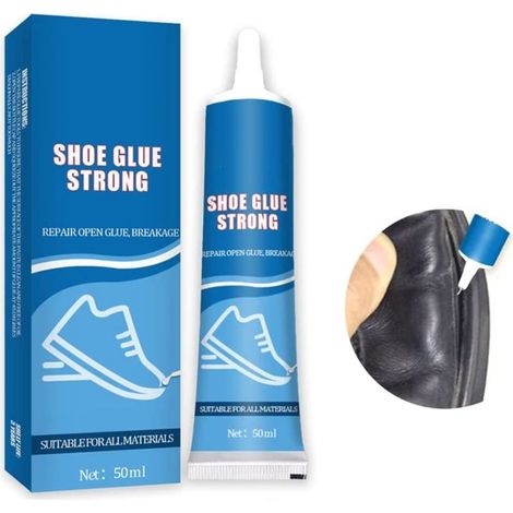 Colle Forte Chaussures 50mL Imperméable Réparation Multi-Usage Cuir Sneakers Adhésif (1/5)