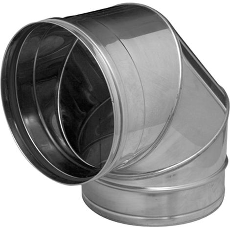 Codo Inox 304 de Pared Simple SW Dinak 90º 120mm (1/2)