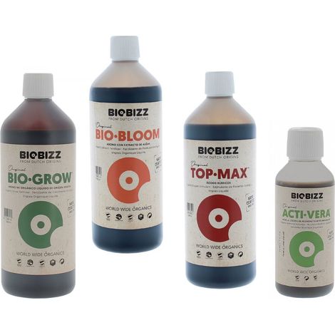 Pack engrais terre BIOBIZZ - 3 x 1 litre (1/3)