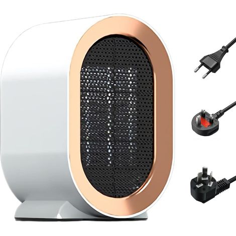 Radiateur Céramique Portable 1200W, Chauffage Électrique à Ventilation Rapide, 2 Modes Économes et Sécurisés, Protection Multiple Anti-Surchauffe (1/5)