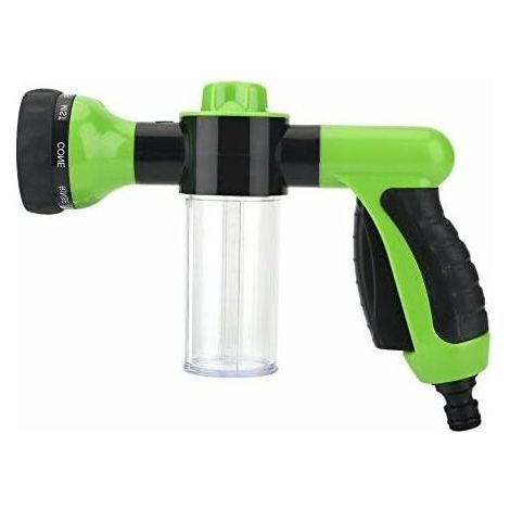 6M Multifunctional High Pressure Foam Gun for Washing Machines or Cars/Gardens, Spray Gun for Car and Garden Cleaning (Green) (1/5)