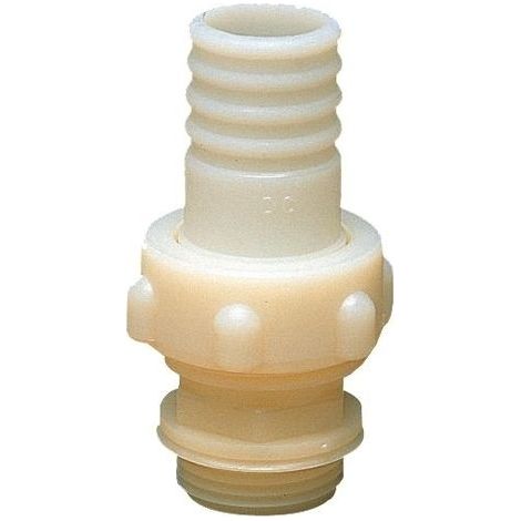 Raccordo in nylon Diritto per elettropompe misura 1 1/2 x40 (1/2)