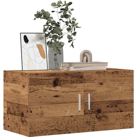 Wandschrank Altholz-Optik 80x39x40 cm Holzwerkstoff