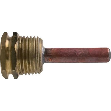 Doigt de gant 1/2" laiton DN15x16mm, L de tube 120mm Version forme