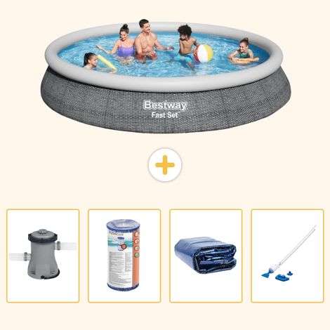 Bestway Bestway Fast Set Ronde - 457x84 cm - 5-pièces S201 (1/5)