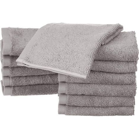 (30×30×0,1cm) Packung mit 12 kleinen Baumwollhandtüchern, Waschlappen, 30 x 30 cm (1/4)