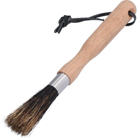 Accessoire pour moulin à café en bois, avec manche en bois et brosse de nettoyage, pour doser, nettoyer ou entretenir le café expresso.-AquaForge (1/5)