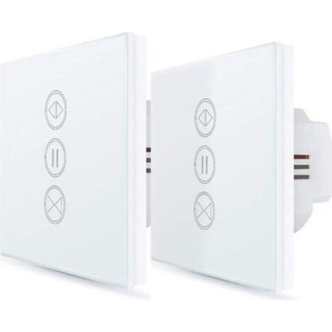 Interrupteur Volet Roulant WiFi 2-Pack avec Contrôle Vocal Alexa Google et Régulation Ouverture (1/5)
