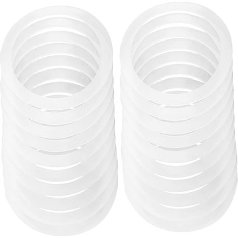 Lot de 20 joints d'étanchéité en silicone pour bocaux Mason large ouverture (70 mm)