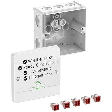 Caja de derivación Spelsberg abox 040-4² IP66 5 bornes sin tornillos