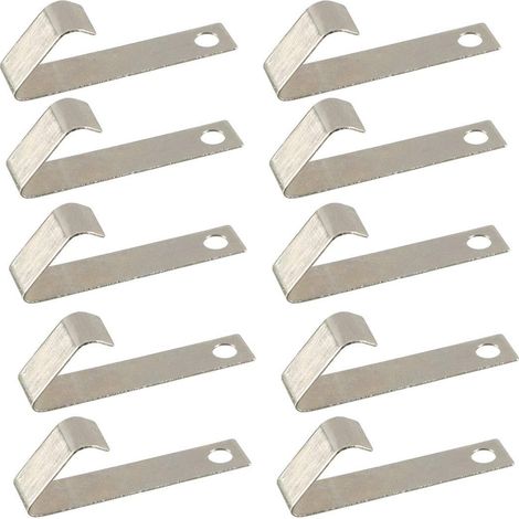 10Pcs Aa/A/Cr2/9V Batteries Métal Ressort Contact Plaque (1/5)