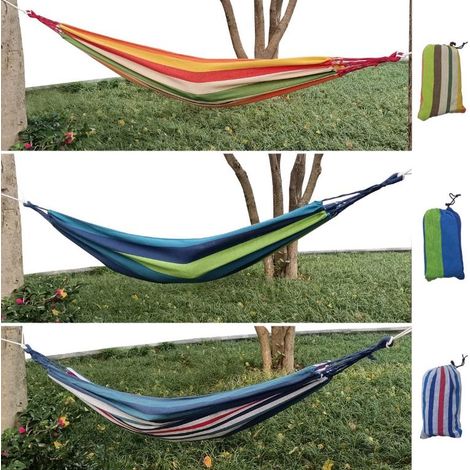 1 Pezzo Amaca con Sacca in Policotone 200 x 80 cm 3 Colori (1/2)