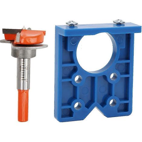 35-mm-Scharnierloch-Klemmen-Bohrschablonen-Set, Lochöffner, Tür- und Schrankzubehör-Werkzeug