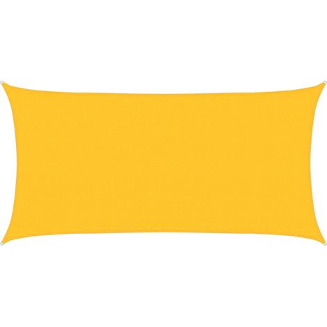 Maison Exclusive - Sonnensegel 160 g/m² Gelb 3x6 m HDPE (1/5)