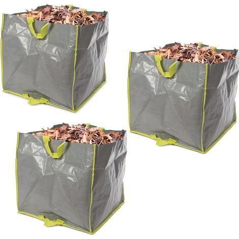 Set of 3 MULTIFUNCTIONAL GARDEN BAGS - POLYPROPYLENE - 100 L (1/2)