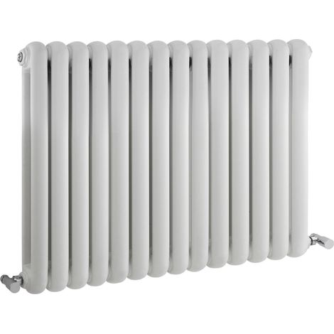 Balterley Huddlesford Horizontal Double Panel Radiator, 635mm x 863mm - Gloss White