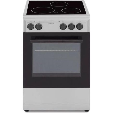 Oceanic CV5050S8 Vitrocerankochfeld Silber 50 cm