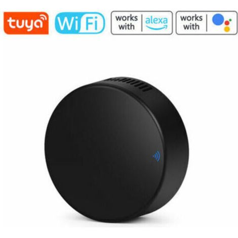 Mando a distancia universal con Wi-Fi, infrarrojos y función de infrarrojos, compatible con los comandos de voz de Alexa y Google Home.