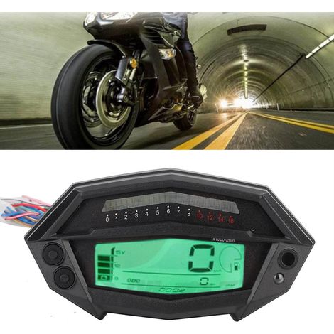 Compteur de vitesse, tachymètre et indicateur de rapport engagé numériques pour moto Kawasaki Z1000 (1/5)