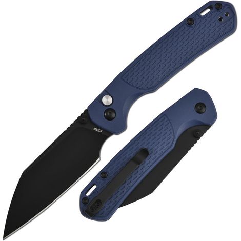 Taschenmesser mit 8,4 cm AR-RPM9 Stahlklinge, blau, für Damen und Herren