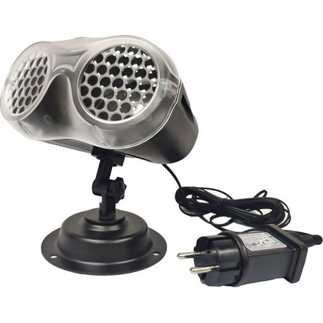 Projecteur de Neige Intérieur et Extérieur Éclairage de Projecteur de Flocon de Neige IP65 Étanche Lampe Décorative pour Jardin, Maison, Mariage, Soirée, Noël, Fêtes