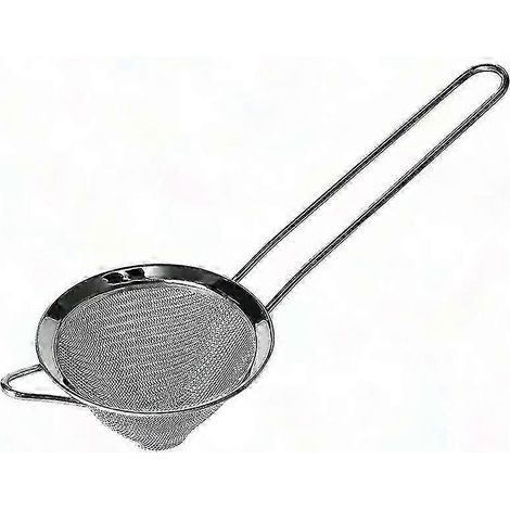 Passoire conique en acier inoxydable compatible avec la cuisine, passoire argentée de 7 cm (1/5)