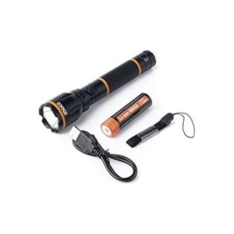 Torcia Led 400 Lumen INGCO Lega in alluminio aeronautico 6N01-T6 professionale (1/3)