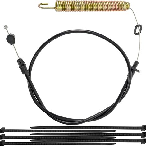 175067 Câble d'embrayage de Pont Câble d'engagement de Pont Compatible pour LT1000 LT2000 DLT 3000 Tondeuse à Gazon Remplace 169676 532169676 532175067 (1/5)