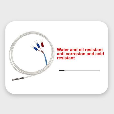 Sonde Pt100 - Capteur De Temperature - Etanche - Acier Inoxydable 304 - Plage -200 À +450 °C - 3 M - 4 X 30 Mm (1/5)