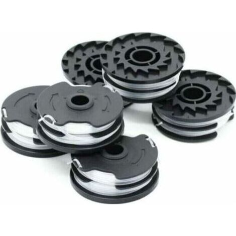 6er-Pack Ersatz-Trimmerfadenspulen für LIDL Parkside PRTA 20-Li A1, B2, C3, PRT 550 A1, A3, PRT 300 A1 Akku-Freischneider – 2 x 4 m, 1,6 mm Trimmerzubehör (1/5)