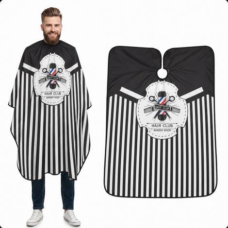 Capa de barbero para una peluquería grande. (1/5)