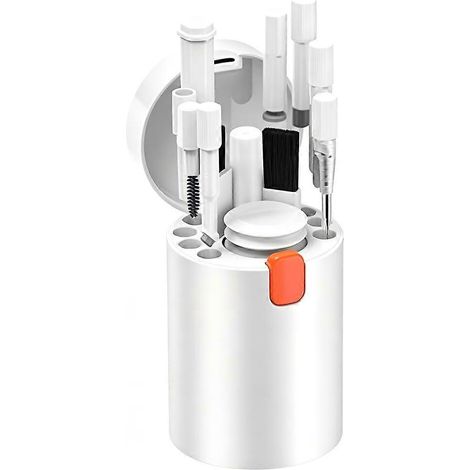 Kit de nettoyage multifonctionnel 20 en 1 pour PC : brosse de nettoyage pour appareil photo numérique, casque audio, téléphone portable, tablette, ordinateur portable et clavier - JBMEDIA (1/4)