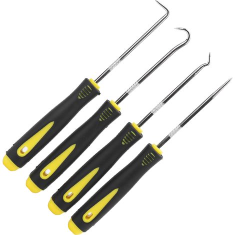 Outil de réparation pour piston de vélo : extracteur de joint torique de piston, tournevis et crochet de démontage. (1/5)