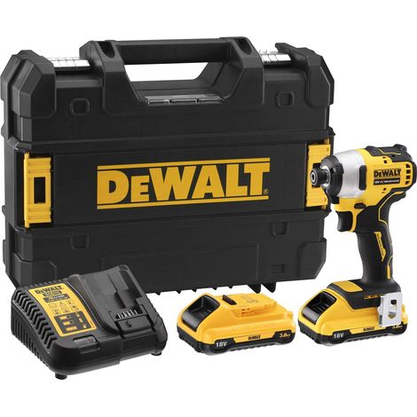 Visseuse à chocs compacte Brushless 18V, avec 2 batteries Li-ION 3.0Ah et coffret TSTAK, DCF809L2T-QW (1/5)