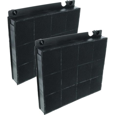 vhbw 2x Aktivkohlefilter kompatibel mit AEG 942122859, 942122207, 942122941, 942150261, 942122995, 94215051701, 94215051700 Dunstabzugshaube