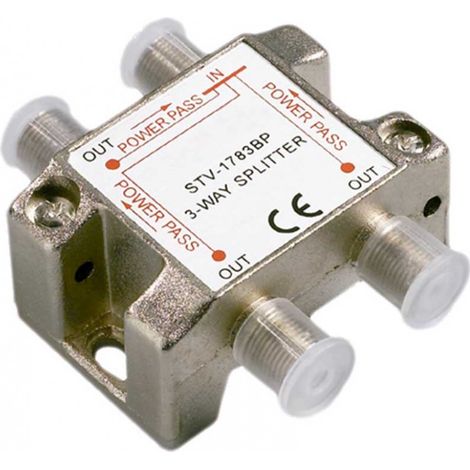 Repartiteur tv 3 directions connectique f - 5 a 2400 mhz Itc 5403