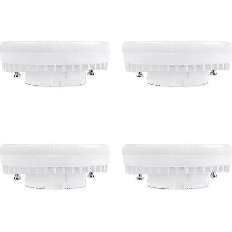 Quatre ampoules LED GX53, 9 watts, lumière blanche neutre, 4000 K, 900 lumens, 120 watts, équivalent à une ampoule basse consommation de 15 à 18 watts, [Classe d'efficacité énergétique A] s20241224362 (1/4)