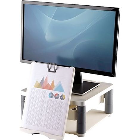 Fellowes Monitorständer Premium 91713 Kunststoff platin (1/5)