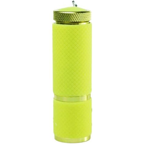 Kleine Taschenlampe mit Kabel, tragbare Campinglampe, eiscremegelb (1/4)