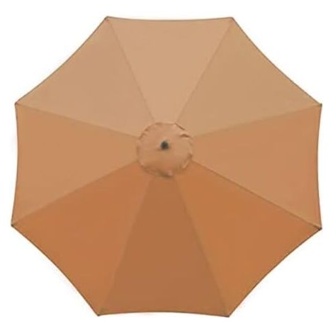 Replacement Cover for 8 Ribs Parasol 3M Waterproof and UV Resistant Replacement Fabric - Khaki