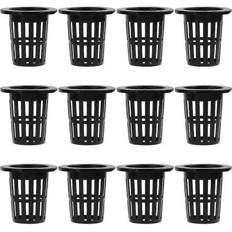 Hydroponische Blumentöpfe, Gartentöpfe, Pflanzkörbe, hydroponische Blumentöpfe, hydroponische Pflanzkörbe, 50 Stück (1/5)