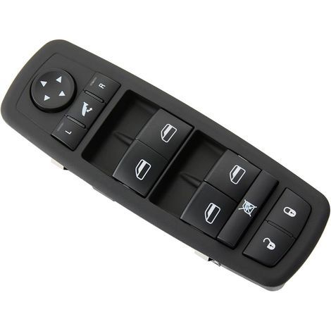 La pièce 68029021AC convient aux interrupteurs à bouton-poussoir des lève-vitres des Chrysler Caravan 2008-2009. (1/4)