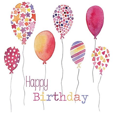 Serviettes en papier AMBIENTE Happy Birthday ballon lot de 20 33 x 33 cm 3 plis FSC Mix
