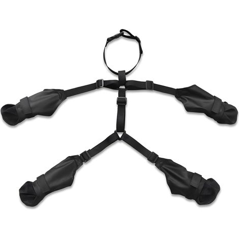 Wasserdichte Hundeschuhe mit Riemen, Hundepfotenpolster, Hunde-Regenstiefel, Hunde-Winterstiefel, rutschfeste Sohlen, verstellbare Riemen, schwarzes Polyestermaterial, Ganzjahres-Outdoor-Schutz, Größe