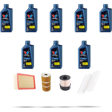Kit tagliando 4 FILTRI e 8L OLIO compatibile con Opel Movano B 2.3 Cdti 110 81kw Dal 2014 (1/5)
