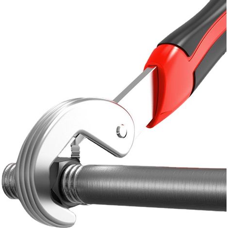 Clé universelle réglable à double extrémité - Petit outil de plomberie multifonctionnel pour les réparations domestiques et les projets de bricolage (1/4)